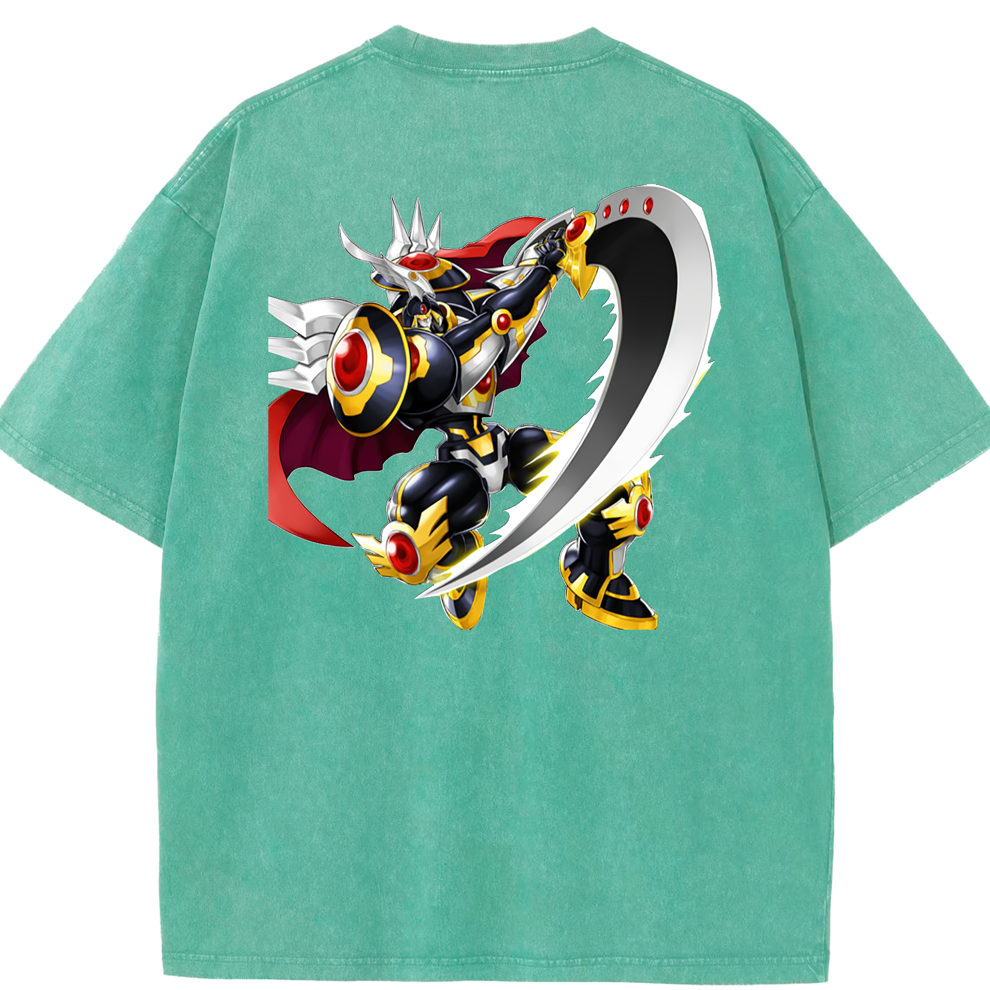 （画像用） 遊☆戯☆王 Yu-Gi-Oh! 綿100% ヴィンテージ風 半袖Tシャツ（背面プリント）